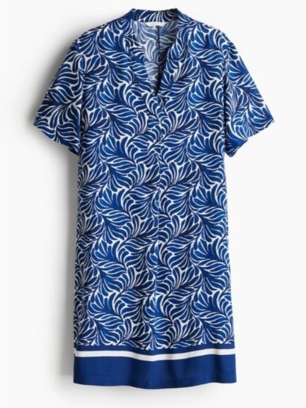 H&M Women’s Navy and White Tunic- Slip Dress - Picture 2 of 2